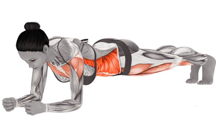 Prancha abdominal em casa para fortalecer o core